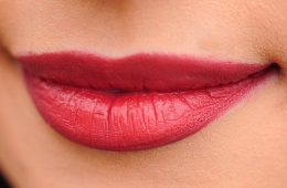 lips, red, woman