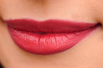 lips, red, woman